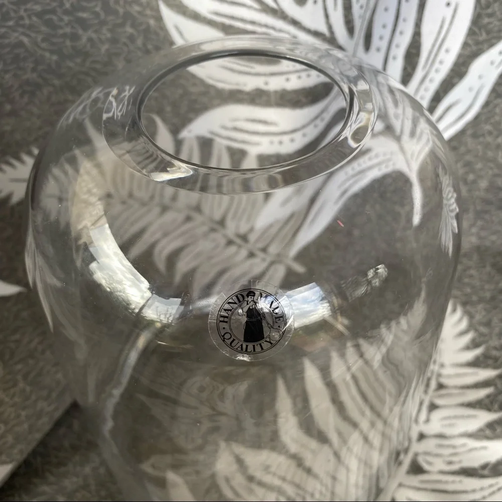 NEW Open Top Dome Glass Terrarium